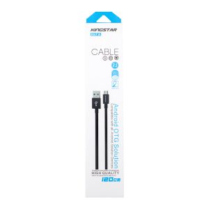 کابل تبدیل USB به microUSB کینگ استار مدل K67 A طول 1.2 متر